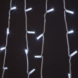 Праздничная гирлянда нить белый с эффектом мерцания 20м IP65 400-102 (044076)
