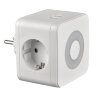 S-GES2-16SBUC WHITE Разветвитель сетевой с выключателем, с-з, 2 гнезда, 2USB+1TYPE C, 16А, 3500Вт, Белый - фото 1