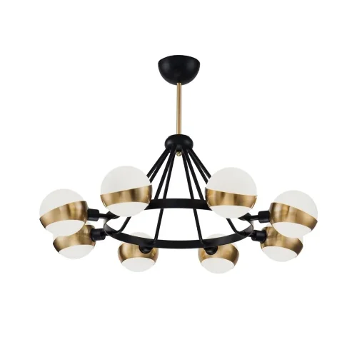 Серия светильников в современном стиле с футуристическими мотивами. Арматура из металла доступна в двух цветах: в черном и в цвете 'хром'. Плафоны сделаны из белого стекла. Небольшая высота светильников позволяет использовать их в помещениях с любой высот