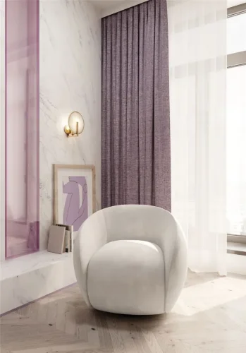 Настенный светильник (бра) Marmo E14х1 40Вт (Латунь) - фото 6