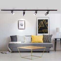 Трековый светодиодный светильник для однофазного шинопровода Avantag черный матовый/хром 6W 4200K (1&amp;nbsp;шт.) LTB27 (040961)