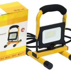 Прожектор светодиодный СДО 06-20П 6500К IP65 переносной черн. IEK LPDO603-020-65-K02