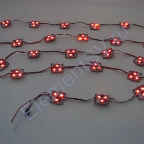 Светодиодный управляемый модуль MS107 M3535-12V-3Led-smd5050-WS2811 - фото 4.