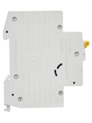 Выключатель автоматический модульный 3п C 6А 6кА ВА47-60M KARAT IEK MVA31-3-006-C - фото 6