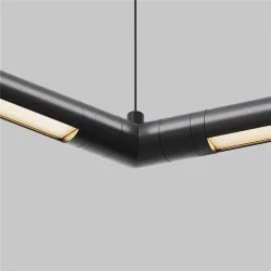 Угловой коннектор 120° для системы Shelf без ввода питания (Черный) CA018LWC-B