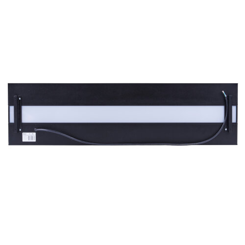 ULO-K16B 2x22W-4000K-L100 5W-3000K IP44 BLACK Светильник линейный светодиодный подвесной с фоновой подсветкой, Белый свет 4000К, Алюминий, Цвет черный, TM Uniel - фото 3