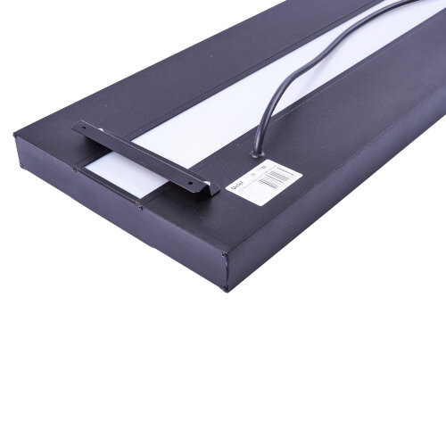 ULO-K16B 2x22W-4000K-L100 5W-3000K IP44 BLACK Светильник линейный светодиодный подвесной с фоновой подсветкой, Белый свет 4000К, Алюминий, Цвет черный, TM Uniel - фото 5