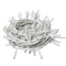 ULD-F90PRO S5M-050-TWK WH Гирлянда светодиодная, 5м, без вилки, С эффектом мерцания, Соединяемая, 50 светодиодов, Белый свет 6000K, IP67, Провод белый - фото 2