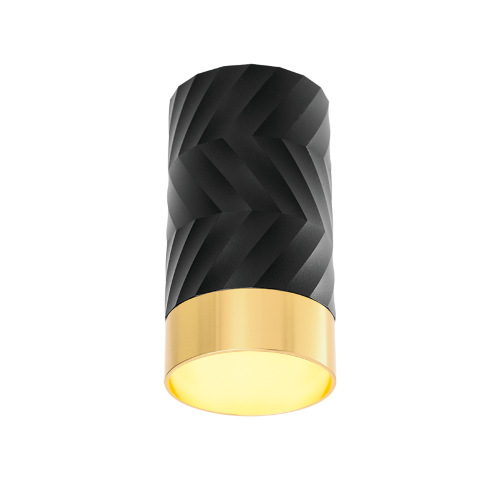 Светильник WOLTA WSL-GU10/09BG под лампу GU10 Черный / Золотой LINEA - фото 4.