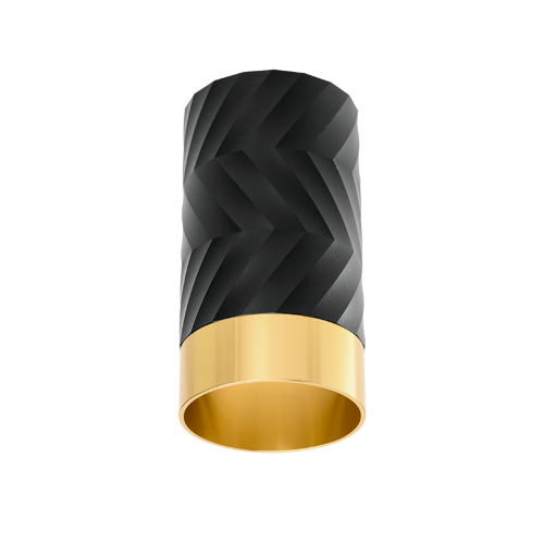 Светильник WOLTA WSL-GU10/09BG под лампу GU10 Черный / Золотой LINEA - фото 5.