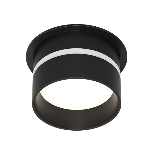 DK2404-BK Встраиваемый светильник влагозащ., IP 44, до 15 Вт, GU10, черный, алюминий. Фото 5