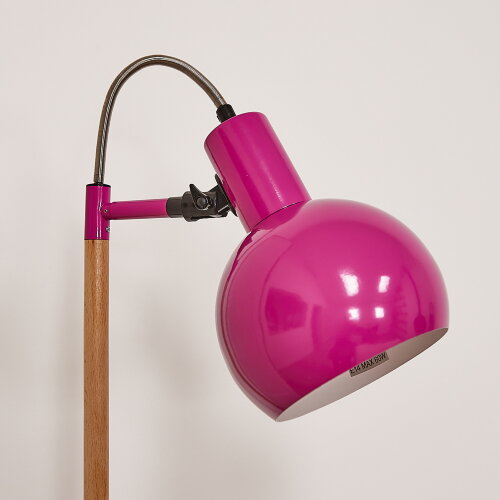 UML-T702 E14 PINK Торшер напольный под лампу Е14, 60W, с регулировкой наклона, Механический выключатель, Розовый - фото 14