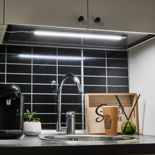 ULI-F46-8W-2700-6000K-DIM SENSOR IP20 SILVER Светильник светодиодный для мебели, 500x30x11.5мм, 600Lm - фото 7