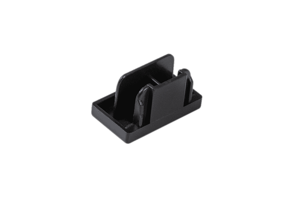 Заглушки для однофазного трека,  цвет: Черный, ECS-BL-2 - фото