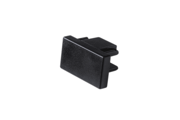 'Заглушки для однофазного трека,  цвет: Черный, ECS-BL-2. Фото 3