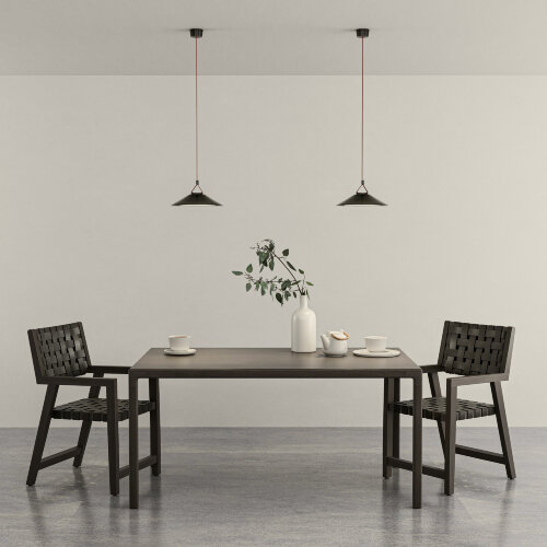 DK5565-BK Cветильник для трека-ремня Belty, серия Flow, со светодиодом, D300*H71мм, 48V DC, 20W, RA90, 120°, 3000K, IP20, черный, алюминий. Фото 9