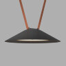 DK5565-BK Cветильник для трека-ремня Belty, серия Flow, со светодиодом, D300*H71мм, 48V DC, 20W, RA90, 120°, 3000K, IP20, черный, алюминий.