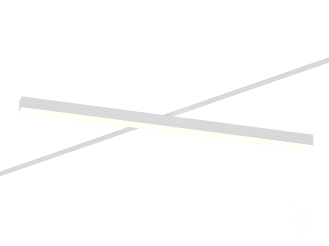 Трековый светильник 6063 5050 TR4 (RAL9003/1250mm/LT70 — 4K/48W) - фото 1