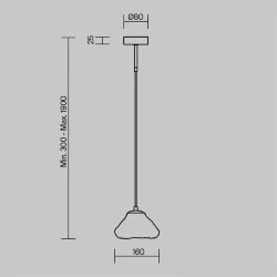 Подвесной светильник Freya FR5488PL-01CH (Хром)