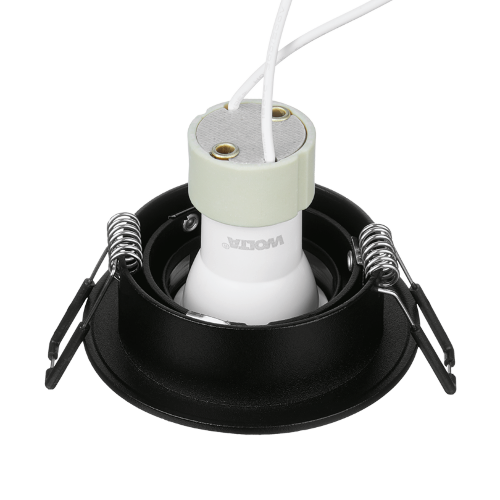 Светильник WOLTA WDL-MR11/01BL-R под лампу MR11 с цоколем GU10 Черный ALTO mini - фото 6.