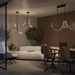 Подвесной светильник Wabi 2700-4000K 32Вт (Черный)