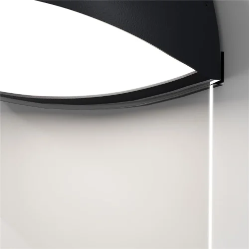 Настенный светильник (бра) Gloss 3000K 7Вт IP 65 (Графит) - фото 12