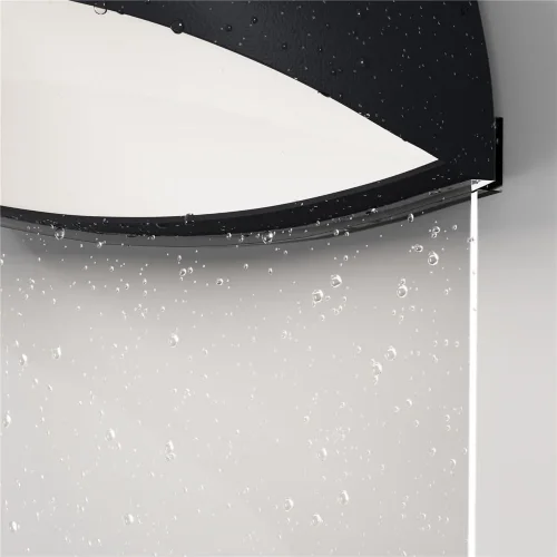 Настенный светильник (бра) Gloss 3000K 7Вт IP 65 (Графит) - фото 13