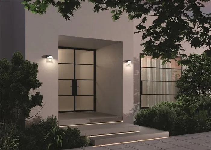 Настенный светильник (бра) Gloss 3000K 7Вт IP 65 (Графит) - фото 10