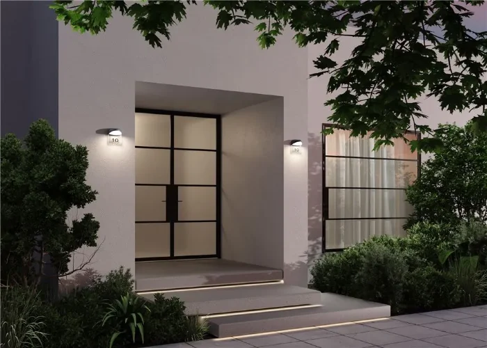 Настенный светильник (бра) Gloss 3000K 7Вт IP 65 (Графит) - фото 16