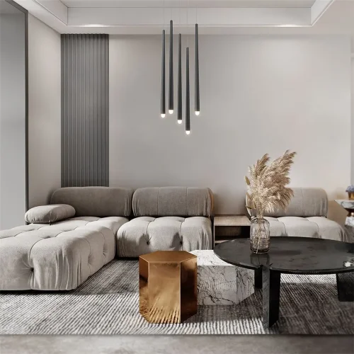 Подвесной светильник Cascade 3000-4000К 31Вт (Черный) - фото 10