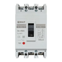 Выключатель автоматический 3п 63/16А 25кА ВА-99М PROxima EKF mccb99-63-16m