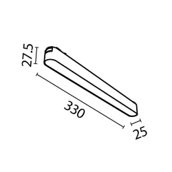 Трековый светильник Basis Radity 3000K 16Вт 120° (Черный)