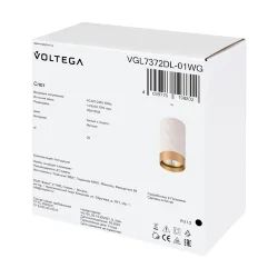 Потолочный светильник VGL7372DL-01WG - GU10x1 (Белый и Золото) VGL7372DL-01WG