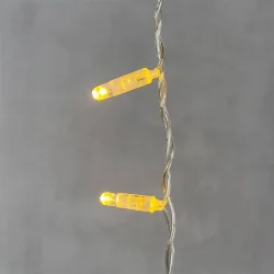 Гирлянда Бахрома с Колпачком 3,1 x 0,5 м Тепло-Белая 220В, 120 LED, Провод Прозрачный ПВХ, IP65