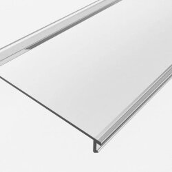 Рассеиватель поликарбонатный для профиля LC-LRM-P55-6 прозрачный