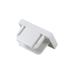 Заглушки для однофазного трека,  цвет: Белый, ECS-WH-2 005229