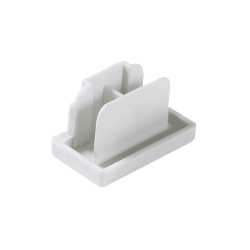 'Заглушки для однофазного трека,  цвет: Белый, ECS-WH-2 005229