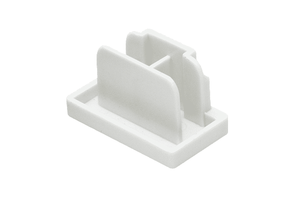 'Заглушки для однофазного трека,  цвет: Белый, ECS-WH-2. Фото 5