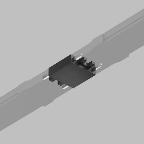 TR5210-BK Прямой соединитель для трека Air, серия Base, черный, пластик. Фото 2