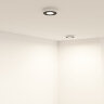 DK2440-WB Встраиваемый светильник DUAL 5+5 Вт, LED 4000K, IP 20, d90mm, белый/черный, алюминий/акрил. Фото 6