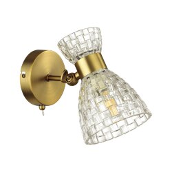 Бра «LUMION» 3704/1W, серия: JACKIE (крепление на планке) - -