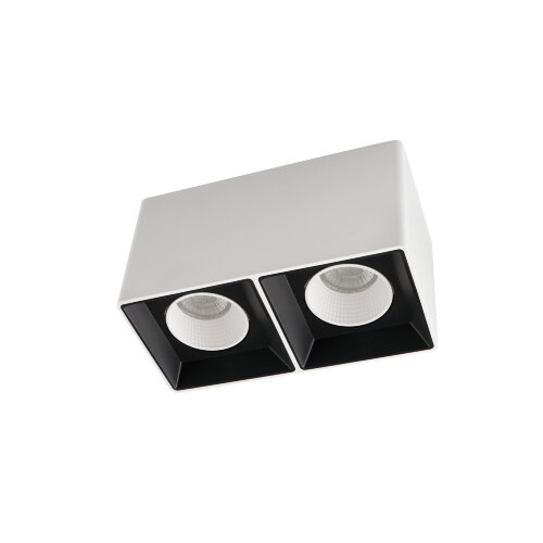 DK3085-WB+WH Светильник накладной IP 20, 10 Вт, GU5.3, LED, бело-черный/белый, пластик.