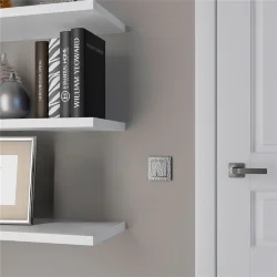 Рамка из поликарбоната на 1 пост Hammer серебряный W0012406