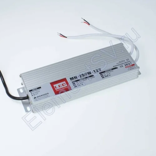 Блок питания MN-250W12V FSB250-12 (12V, 250W, 21A, IP67) - фото.