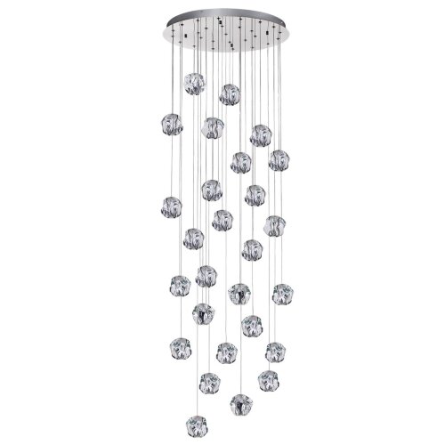 Люстра каскадная «ODEON LIGHT» 5084/120L, серия: JEMSTONE (крепление на планке). Фото 1.