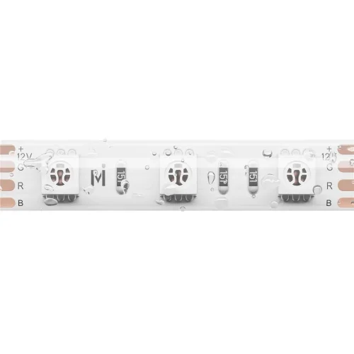 Светодиодная лента Базовая 12В 5050 14,4Вт/м Цветная (RGB) 5м IP 65 201196 (Белый) 201196 - фото 6