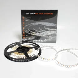 Светодиодная лента Class Premium, 3528, 120 led/m, day white, 12V, IP33, A37