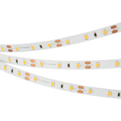 Светодиодная лента RT-A60-8mm 12V White6000 (7.2 W/m, IP20, 2835, 5m) (Arlight, Открытый)