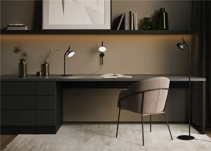 Настенный светильник (бра) Vita 3000К 9Вт (Черный) - фото 3