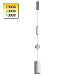Подвес «ODEON LIGHT EXCLUSIVE» 5451/18L, серия: RIVIERA (крепление на планке) - Переключатель цветовой температуры на корпусе